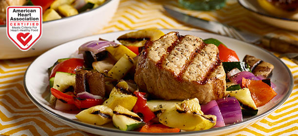 Grilled Pork and Veggies