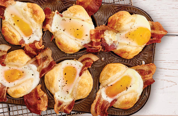 Bacon Brunch Cups in Muffin Tin